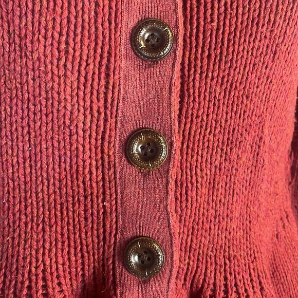 Ruff Hewn Red Button-Up Cardigan - Picture 7 of 10